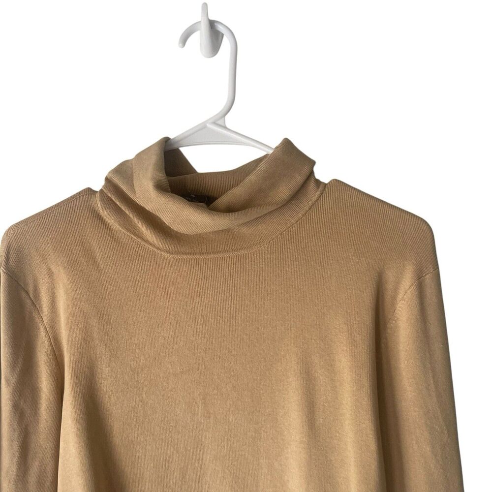 Dolce & Fabuloso Vintage Women's Size XL Silk Blend‎ Turtle Neck Sweater - Picture 2 of 7